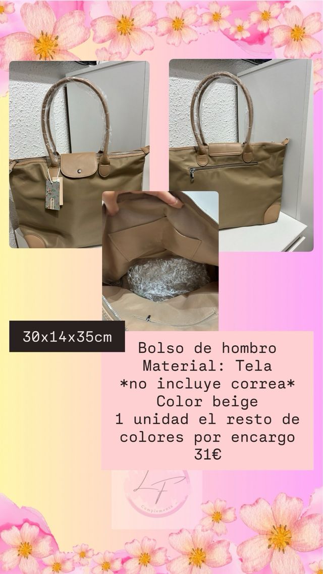 variedad en bolsos nuevos