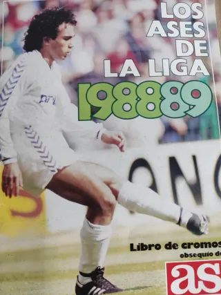 Álbum cromos Liga 88-89 Los Ases de la Liga