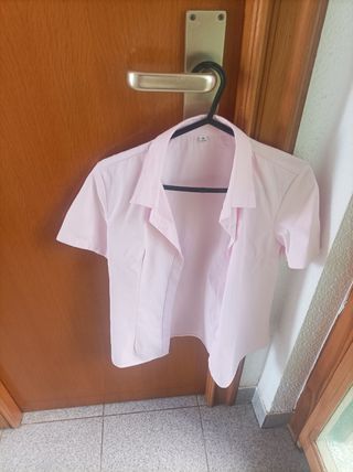 Camisa rosa manga corta Talla M