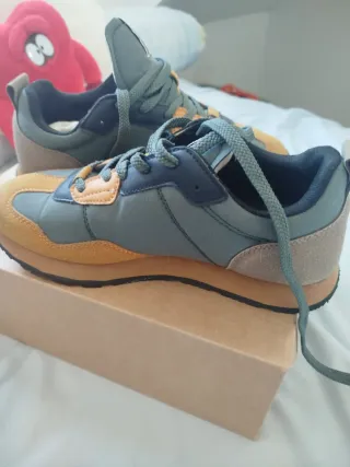 Zapatillas Pepe Jeans unisex verde y amarillo