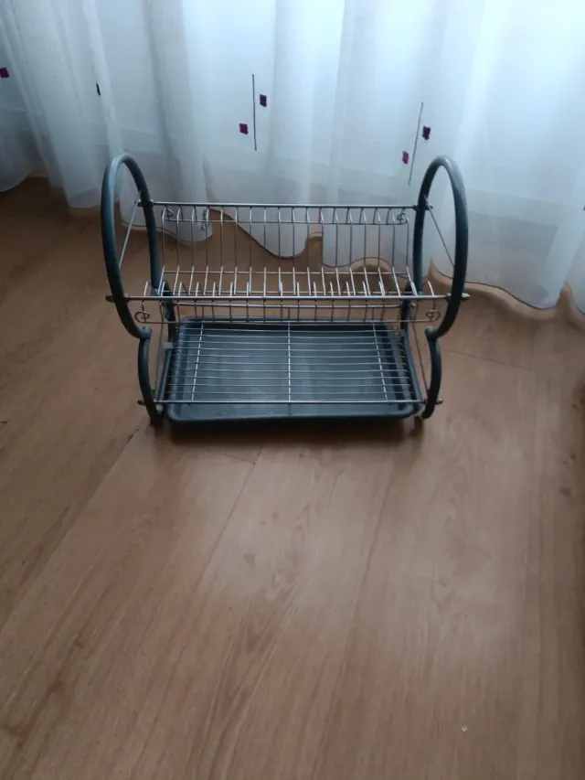 Escurridor de platos y vasos portátil