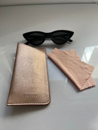 Gafas de sol Springfield negras ojo de gato + fund