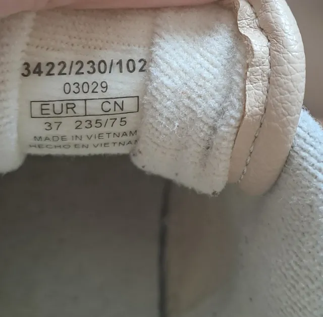 Zapatillas Zara plataforma beige/blanco T.37