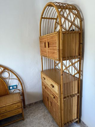 Habitación completa mimbre