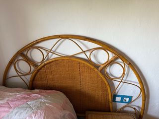 Habitación completa mimbre