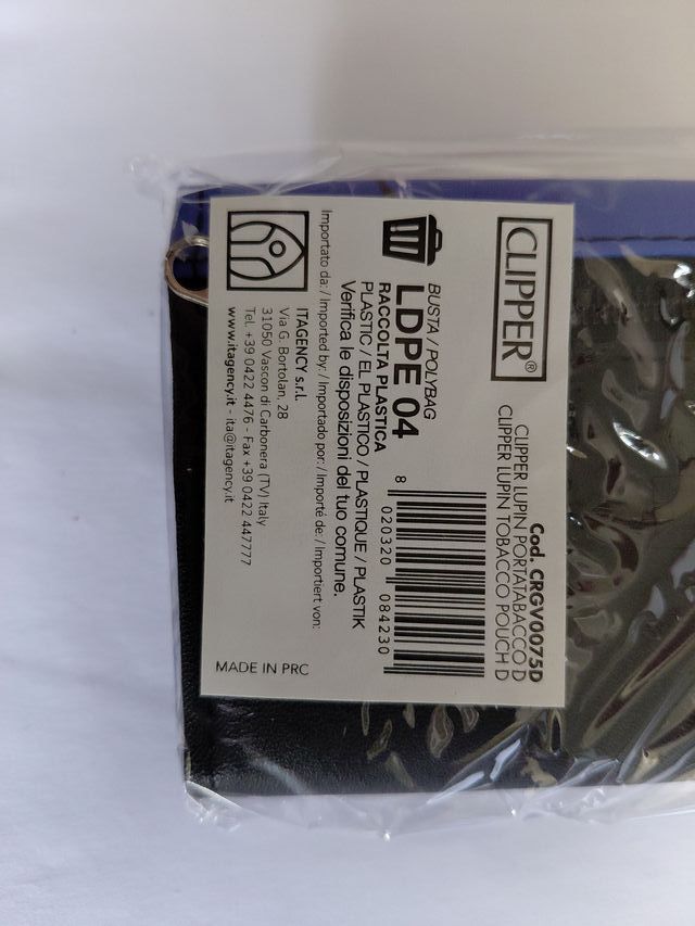 Porta tabacco Clipper Lupin Limited Edition