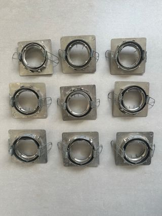 9 Ojos de Buey Cuadrados Aluminio