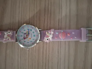 Orologio da polso con unicorno viola