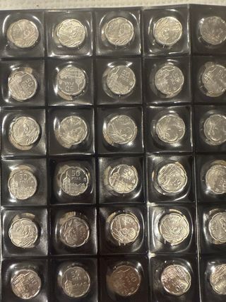 Colección Monedas Juan Carlos y Sofía 2000