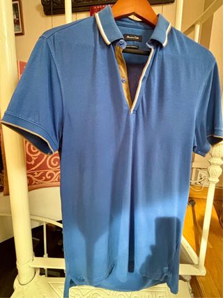 Polo Massimo Dutti Azul