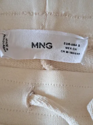 Pantalón jogger beige Mango
