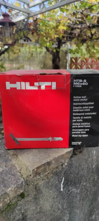 Tacos Hilti Anclaje Pared Hueca Metálico