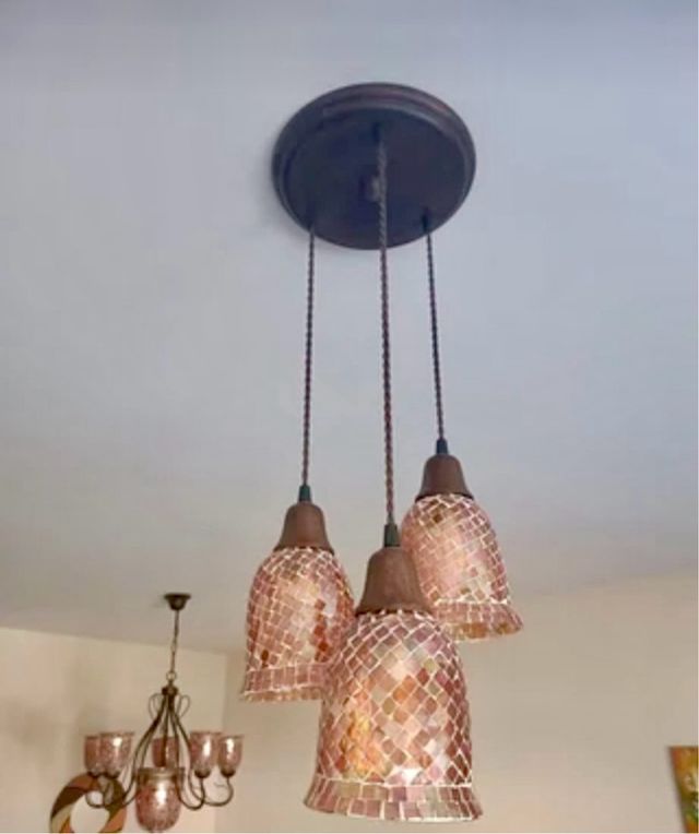 Lámpara colgante vintage Schuller