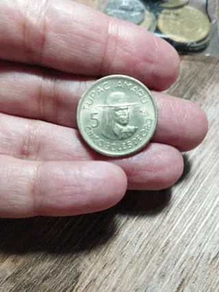 Moneda 5 Soles Peruanos 1976
