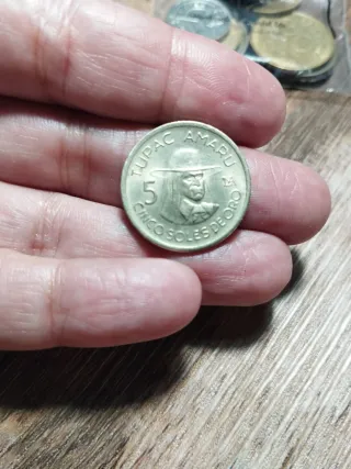 Moneda 5 Soles Peruanos 1976