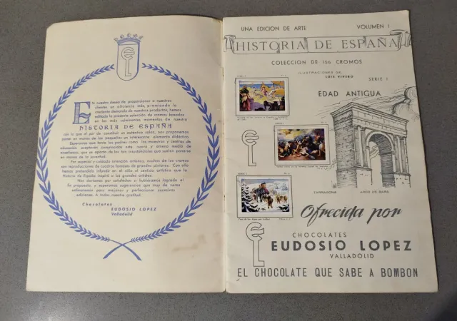 LOTE 2 Álbumes de Cromos COMPLETOS: EUDOSIO LÓPEZ