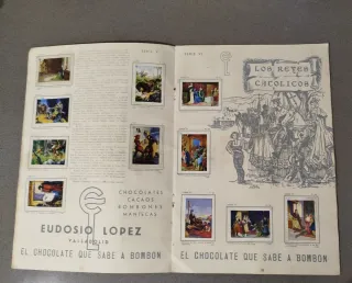 LOTE 2 Álbumes de Cromos COMPLETOS: EUDOSIO LÓPEZ