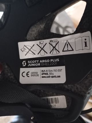 Casco Bebé Scott Argo Plus Junior BHEL2201