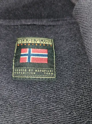 Felpa Napapijri Unisex Blu Taglia M