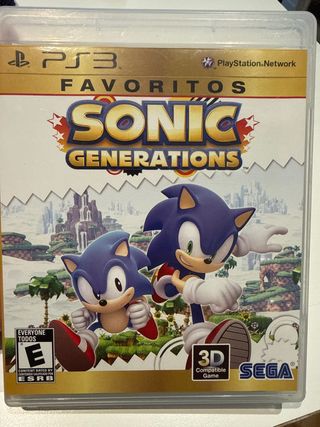 Sonic Generations Favoritos PS3 SEGA
