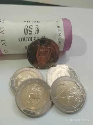 Moneda 2€ Letonia 2025 Selja 