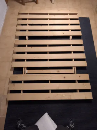 Estructura de somier Ikea madera