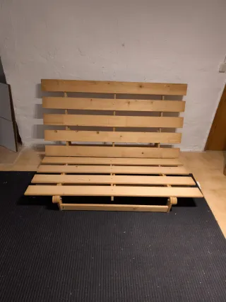 Estructura de somier Ikea madera