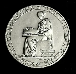 PLATA PORTUGAL 20$ 1953 