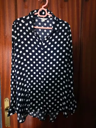 Camisa Springfield lunares talla 42