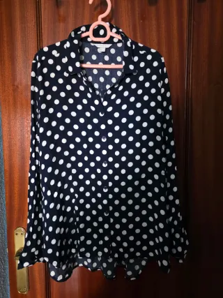 Camisa Springfield lunares talla 42