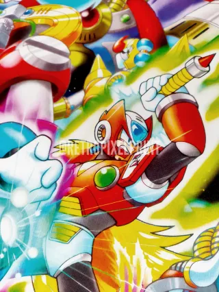 MEGAMAN X lona 50x70cm