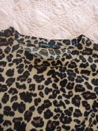 Jersey corto estampado leopardo