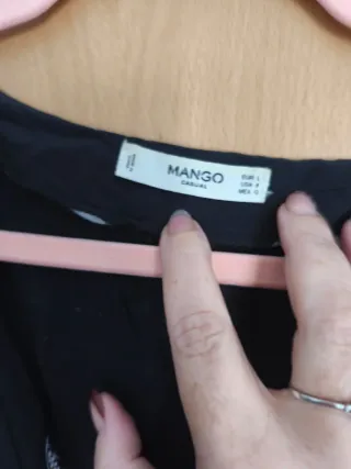 Vestido Mango lunares talla L