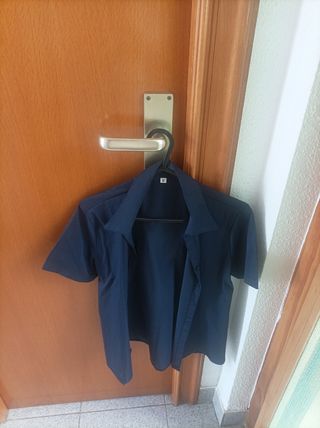 Camisa manga corta azul Talla M