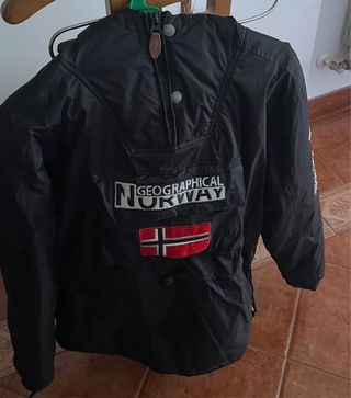 Chaqueta Geographical Norway Negra