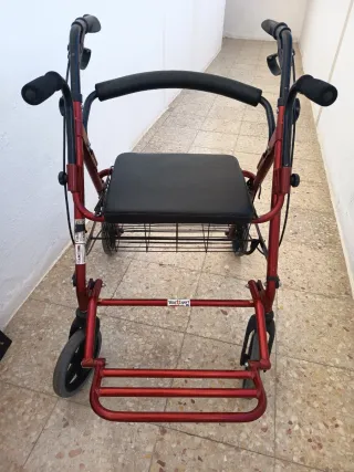 Andador y silla de paseo para adulto