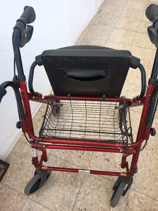 Andador y silla de paseo para adulto