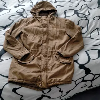 Pull&Bear Chaquetón Marrón Talla M