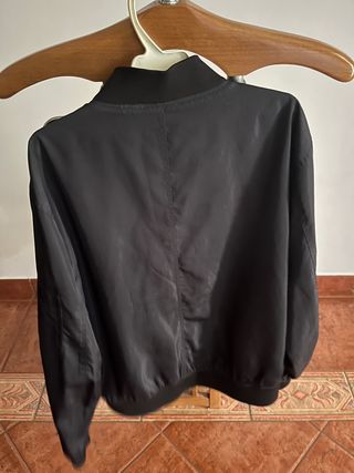 Chaqueta Zara Bomber Negra Hombre