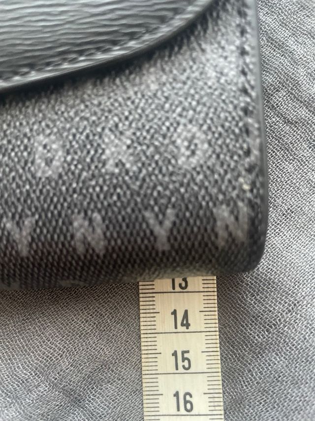 Bolso DKNY Negro y Gris Cadena Dorada