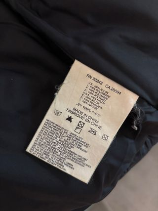 Piumino Diesel nero trapuntato donna