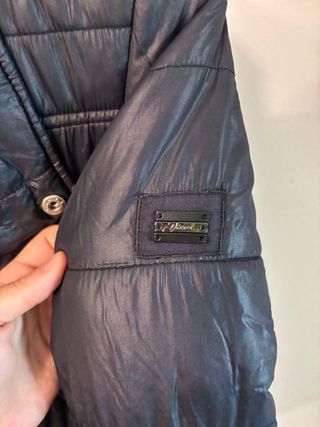 Piumino Diesel nero trapuntato donna