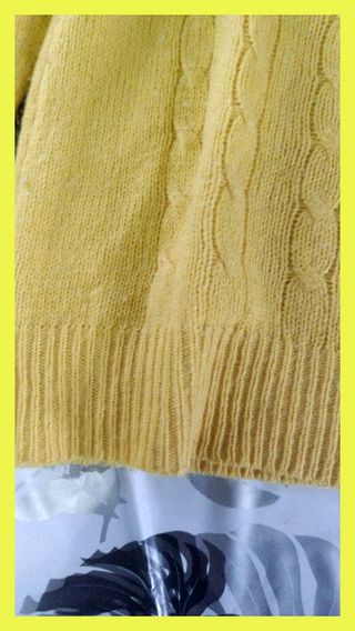 Maglione Malagrida 100% Lana Giallo Made in Italy