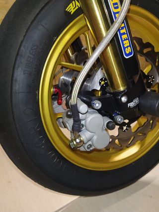 Impianto freni anteriore pit bike 160