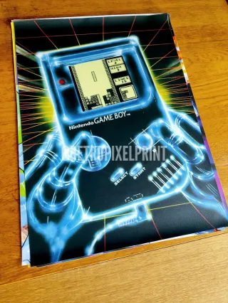 GAME BOY lona 50x70cm