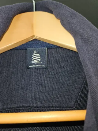 Felpa unisex garzata blu