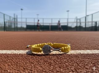 Pulsera Pádel Zamak Amarillo