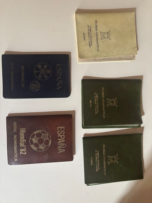 Lote Pruebas Numismáticas España 1976-77 y Mundial