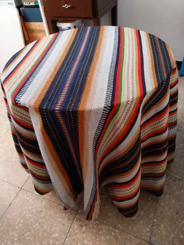 Copritavolo rotondo multicolore 70×70 cm