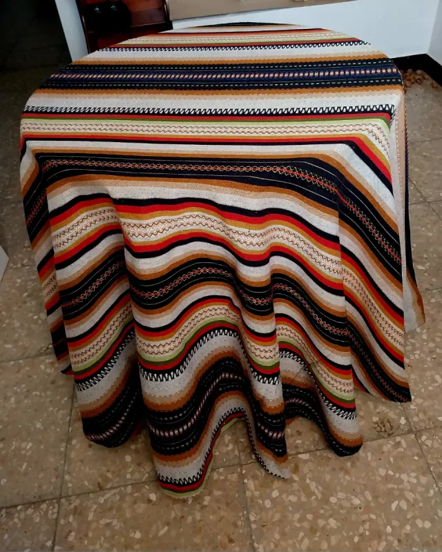 Copritavolo rotondo multicolore 70×70 cm